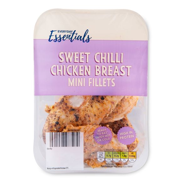 Everyday Essentials Sweet Chilli Chicken Breast Mini Fillets 170g