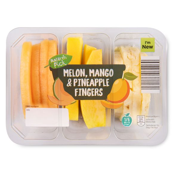 Nature's Pick Melon, Mango & Pineapple Fingers. 240g