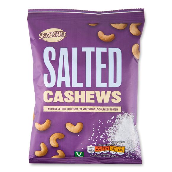 Snackrite Salted Cashews 150g