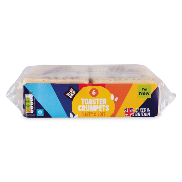 Village Bakery Toaster Crumpets 6 Pack