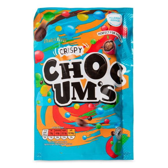 Dairyfine Crispy Choc Um's 121g