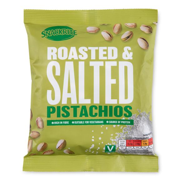 Snackrite Roasted & Salted Pistachios 200g