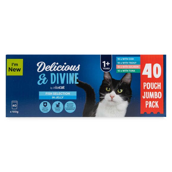 Vitacat Meaty Selection In Jelly Senior Cat Food 40x100g