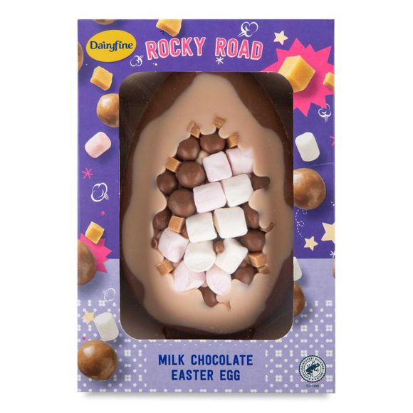 Dairyfine Rocky Road Milk Chocolate Easter Egg 200g