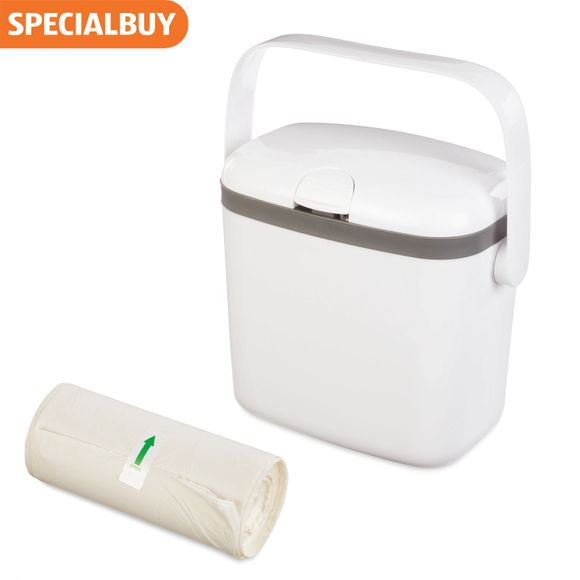 Easy Home White Compost Caddy