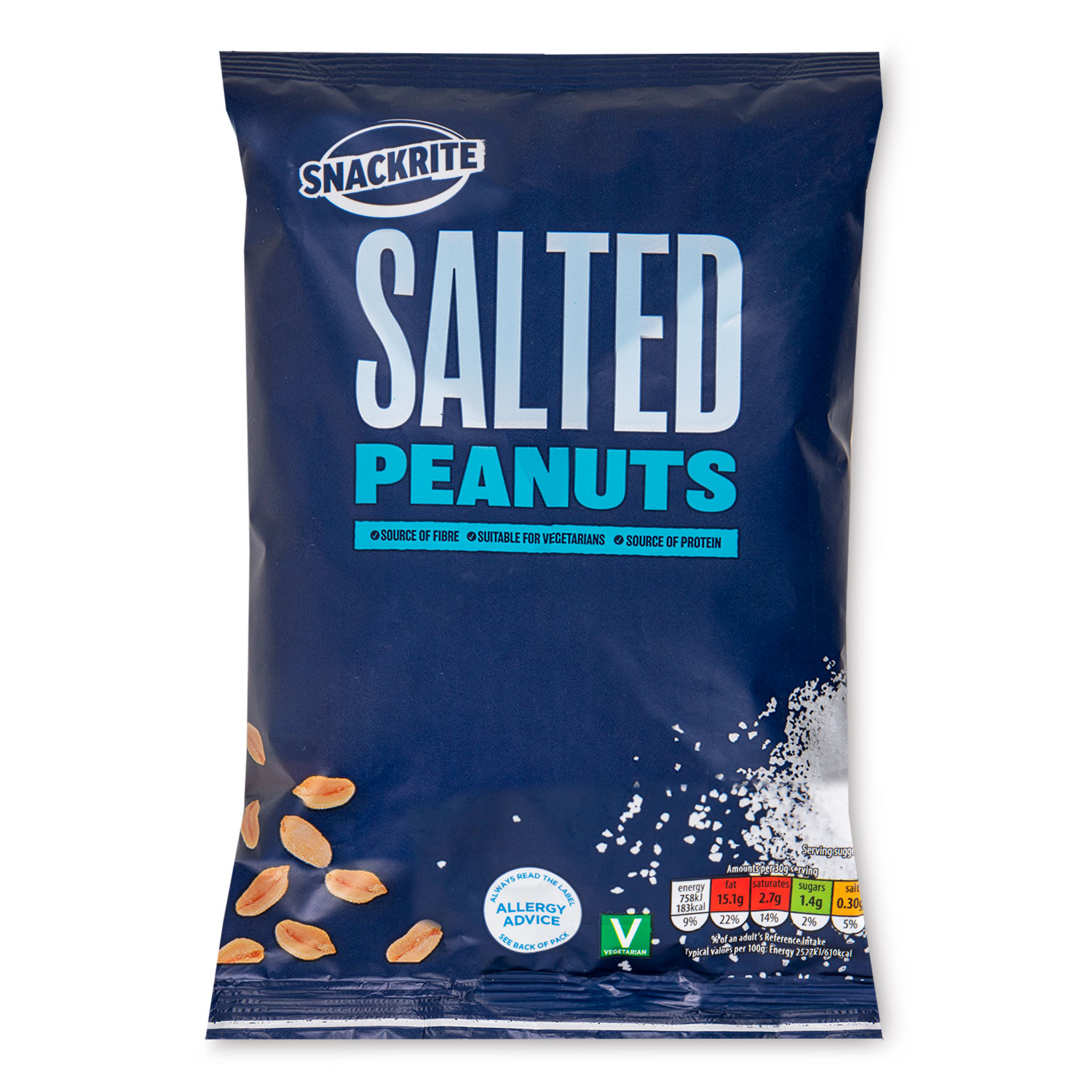 Snackrite Roasted & Salted Peanuts 400g