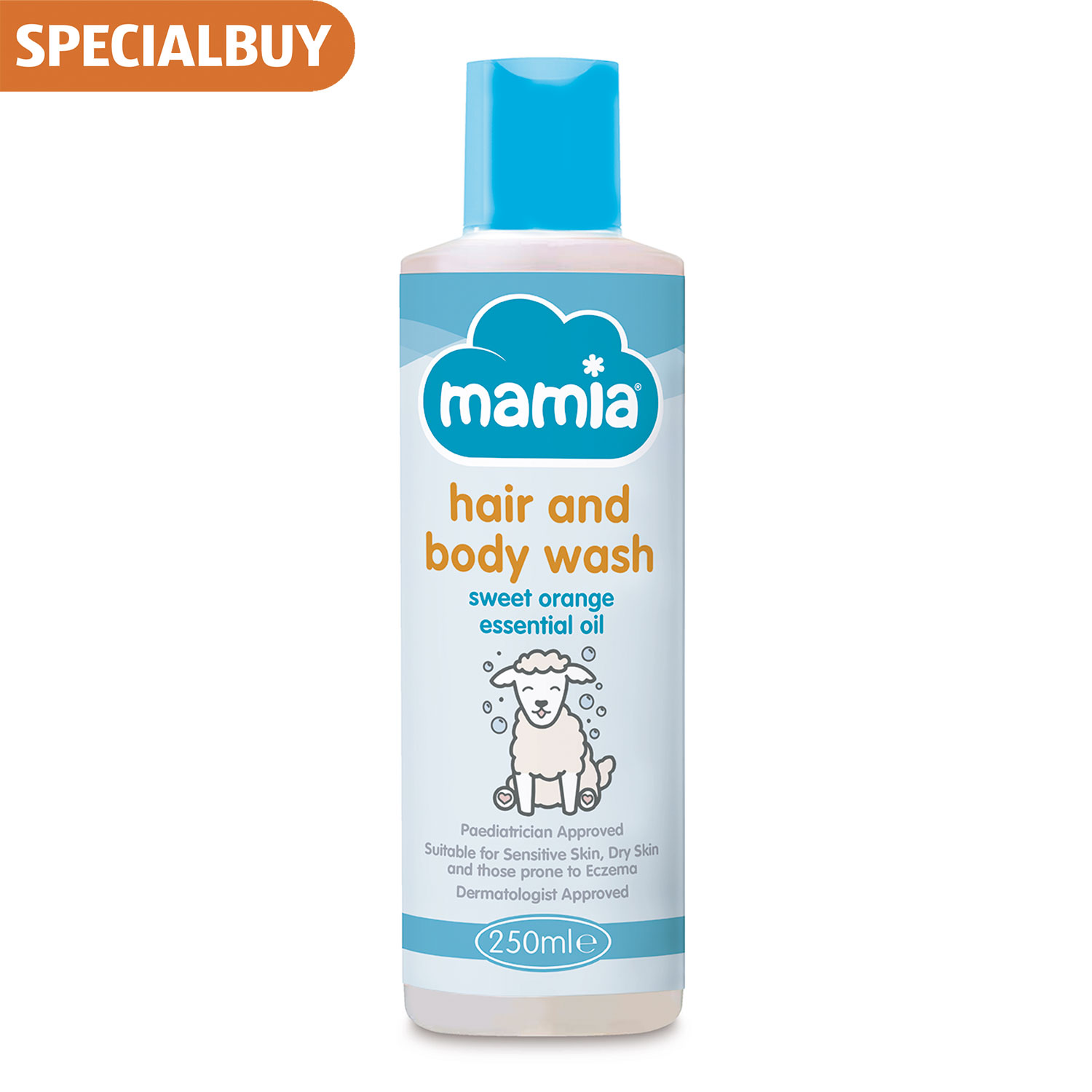 Mamia Baby Hair & Body Wash 250ml