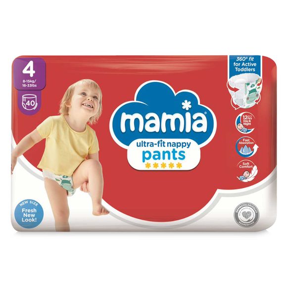 Pampers Baby Nappy Pants Size 6 (15+ kg / 33 lbs), Harmonie, 72