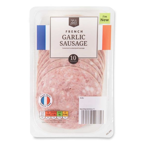 The Deli French Garlic Sausage 140g