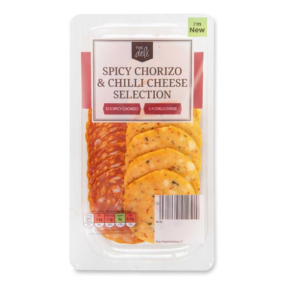 The Deli Spicy Chorizo & Cheese 120g