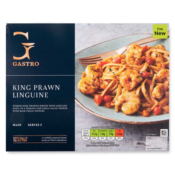 Specially Selected Gastro King Prawn Linguine 750g