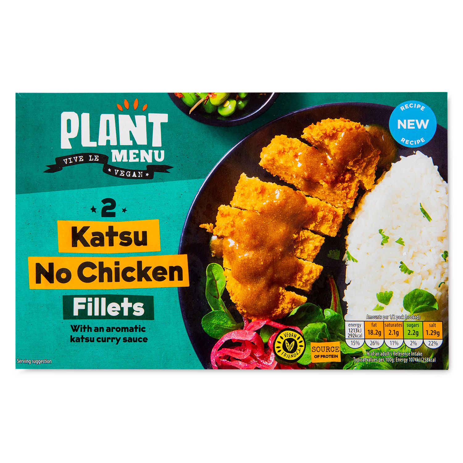 Plant Menu No Chicken Katsu Fillets 240g/2 Pack