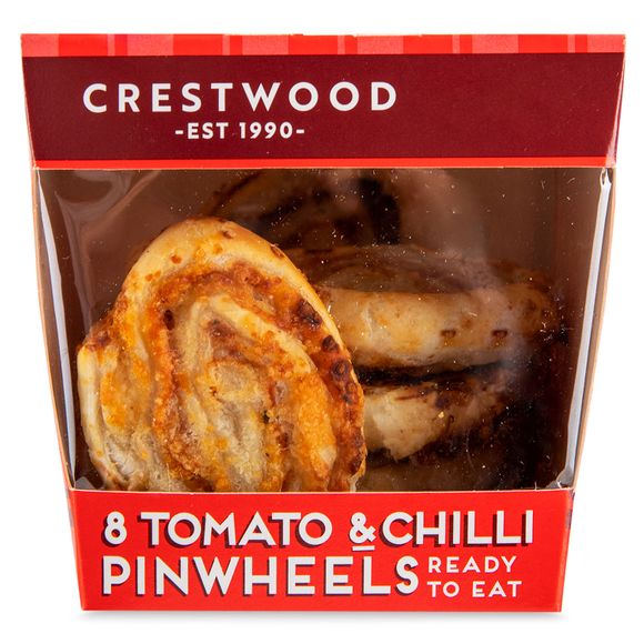 Crestwood Tomato & Chilli Pinwheels 88g/8 Pack