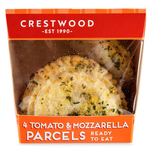 Crestwood Tomato & Mozzarella Parcels 160g/4 Pack