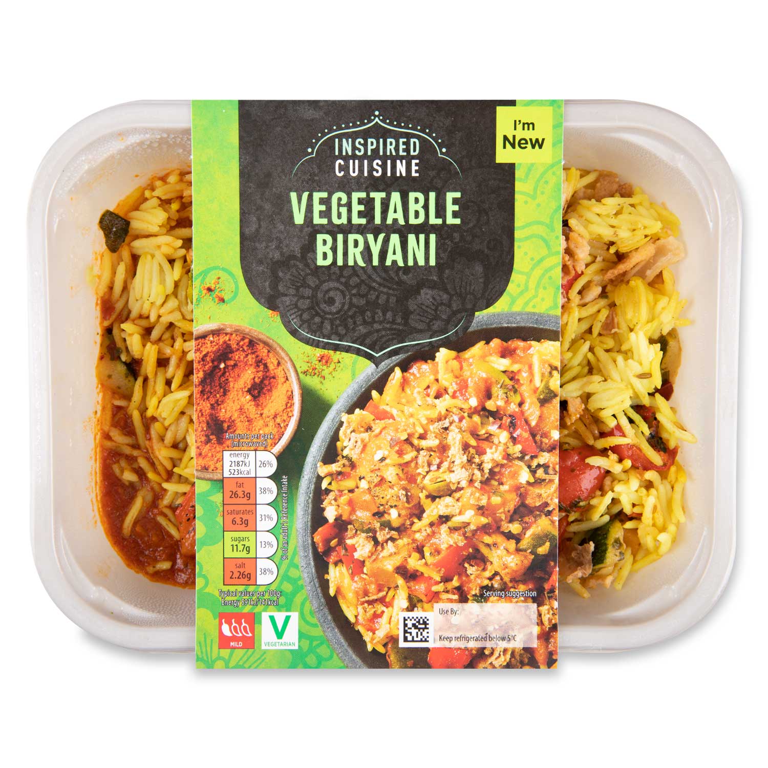 Inspired Cuisine Vegetable Biryani Curry 400g