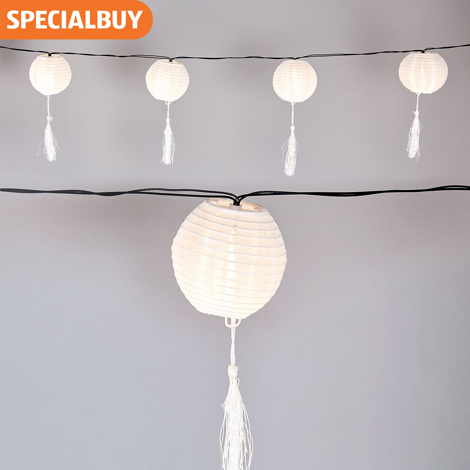 Garden Bright String Lights - Chinese Solar Lantern 1 Pack