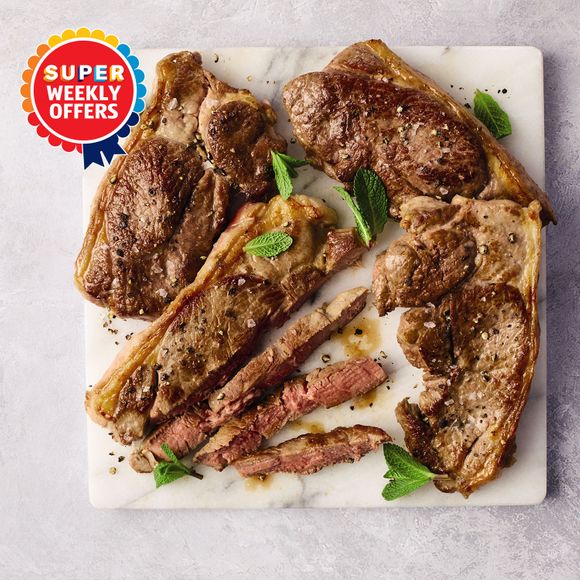 Oakhurst Lamb Leg Steaks 500g