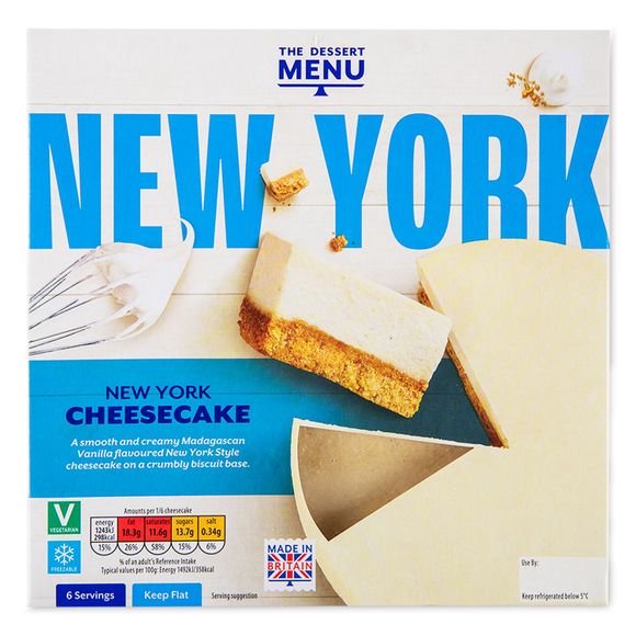 Dessert Menu New York Cheesecake 500g