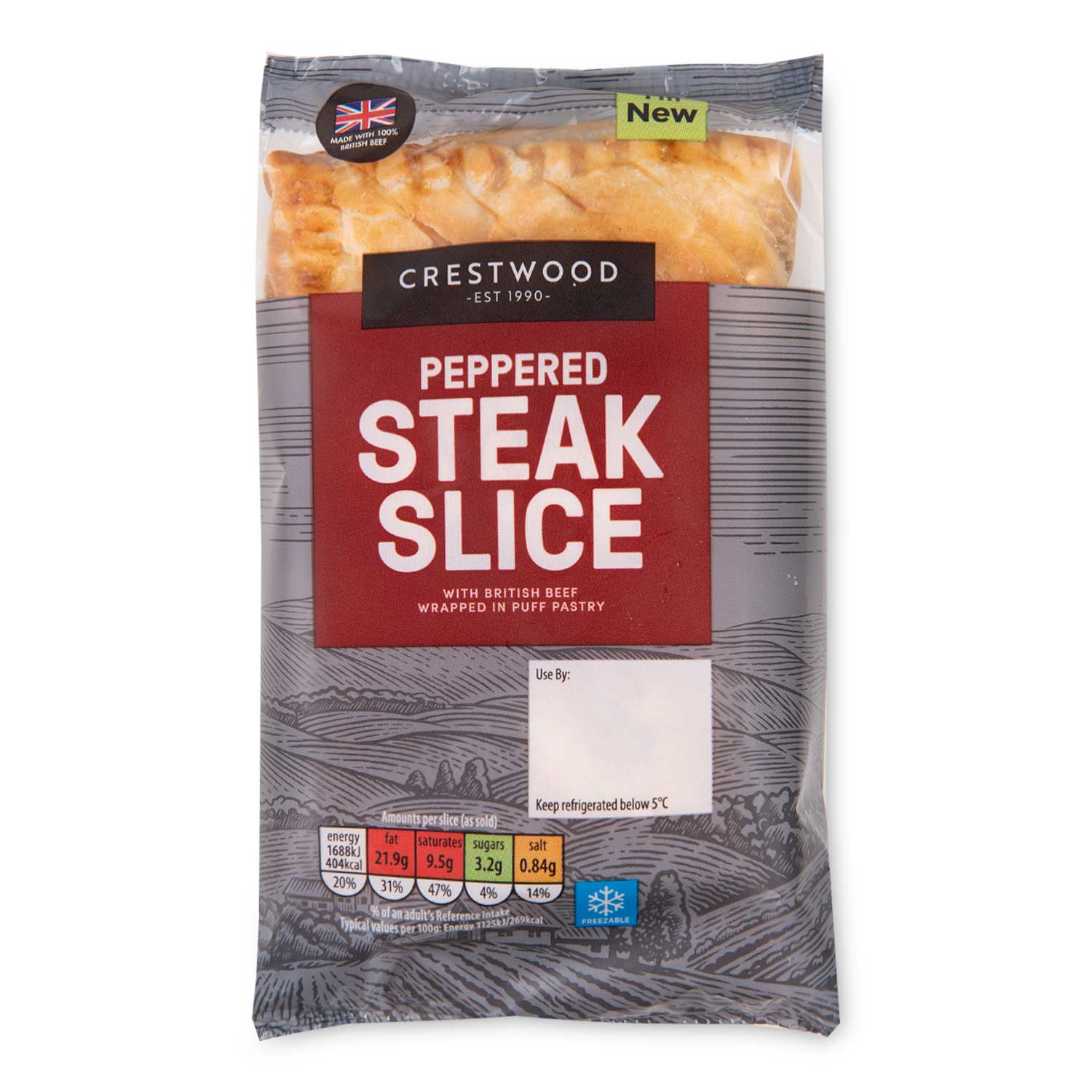 Crestwood Peppered Steak Slice 150g