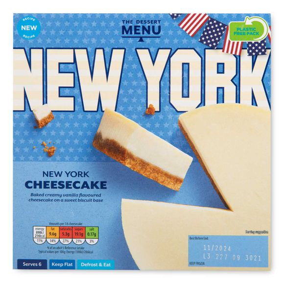 Dessert Menu New York Cheesecake 450g