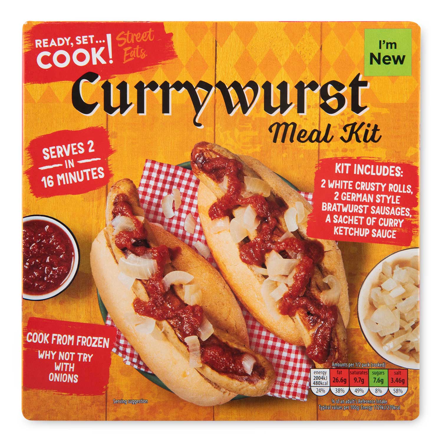 Ready, Set…Cook! Currywurst Meal Kit 390g