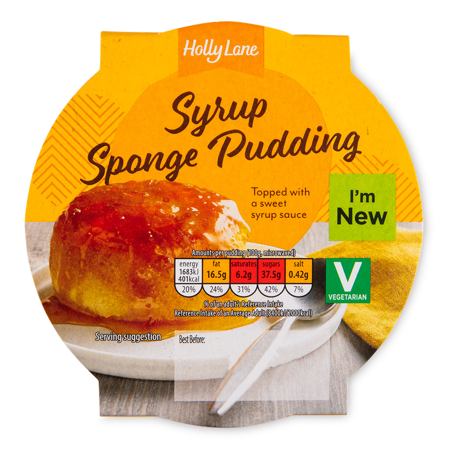 Holly Lane Syrup Sponge Pudding 100g