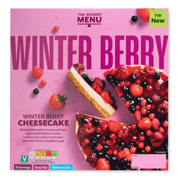 Dessert Menu Winter Berry Cheesecake 885g