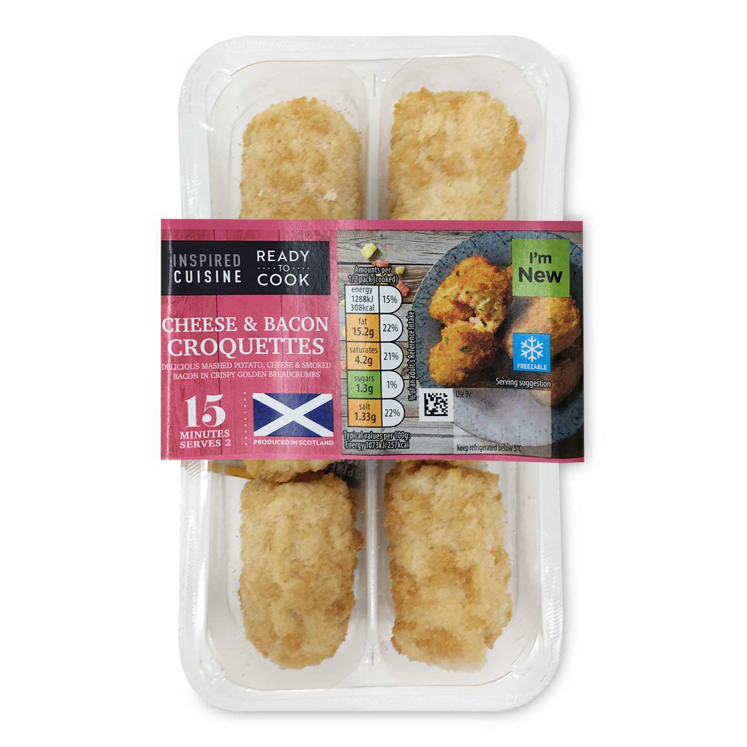 Inspired Cuisine Cheese & Bacon Croquettes 250g