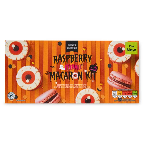 Halloween Aaahmazing Raspberry Eyeball Macaron Kit 103g