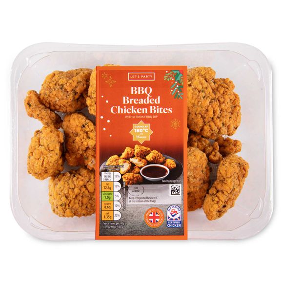 Let's Party BBQ Breaded Chicken Bites 340g