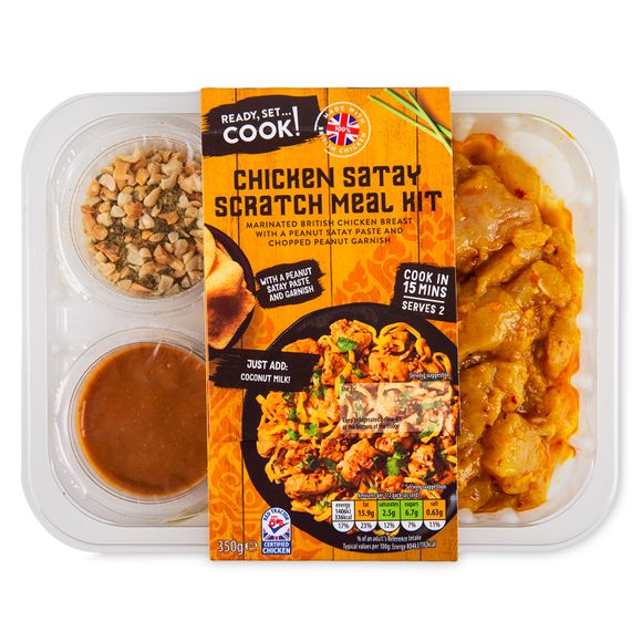 Ready, Set…Cook! Chicken Satay Scratch Meal Kit 350g