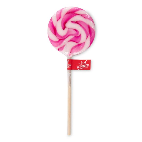 Dominion Strawberry Candy Cane Lolly 50g