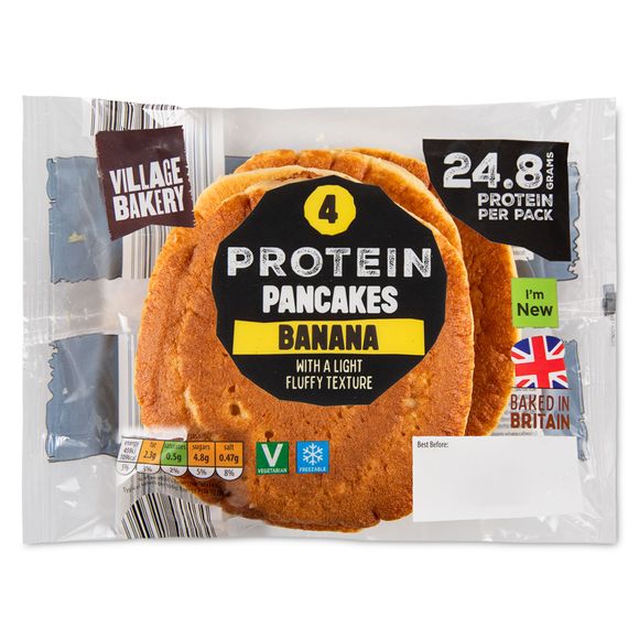 Village Bakery High Protein Banana Pancakes 200g/4 Pack