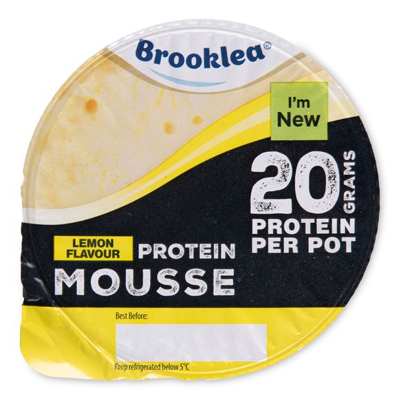 Brooklea Lemon Flavour Protein Mousse 200g