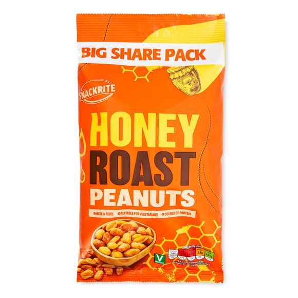 KP Nuts Honey Roast Peanuts 225g