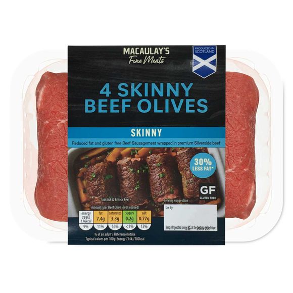 Macaulay's Skinny Beef Olives 400g/4 Pack