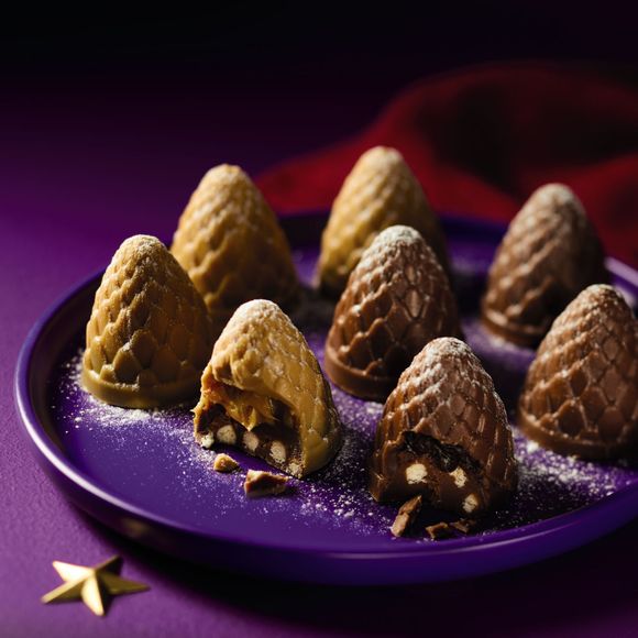 Specially Selected Belgian Milk Chocolate & Sea Salt Pinecones 210g/8 Pack