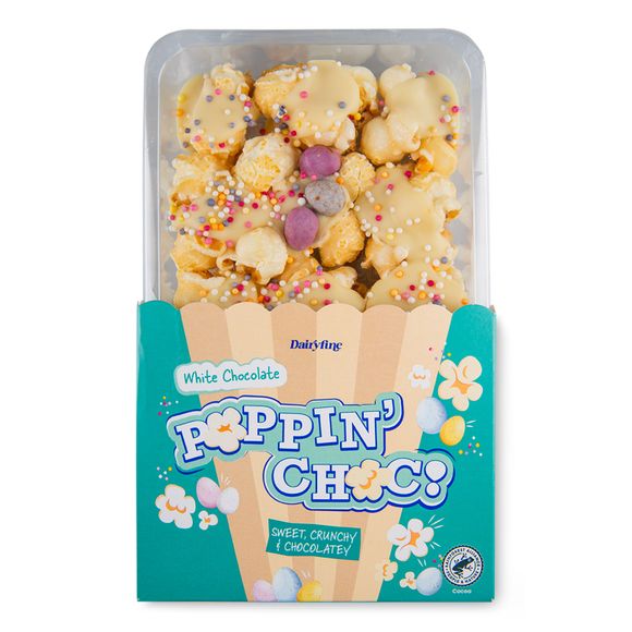 Dairyfine White Chocolate Poppin' Choc! 100g