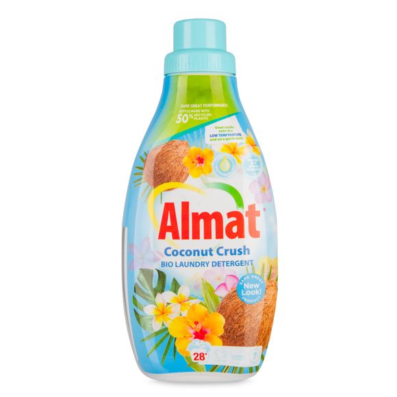 Almat Coconut Crush Bio Laundry Liquid Detergent 980ml/28 Washes*