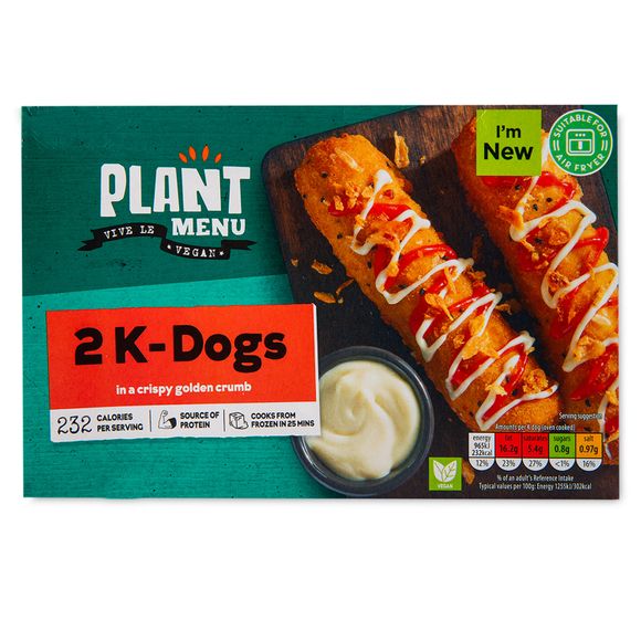 Plant Menu K-dogs 180g/2 Pack