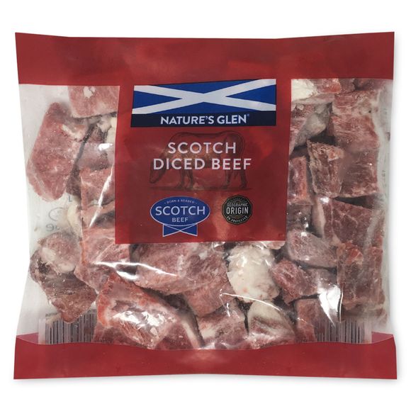 Nature's Glen Scotch Diced Beef 500g