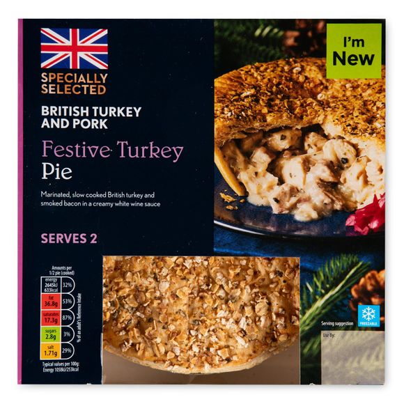 Specially Selected Festive Turkey Pie 500g