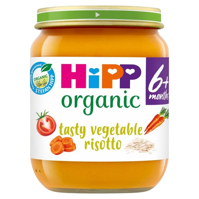 HiPP Tasty Vegetable Risotto Baby Food Jar 6+ Months