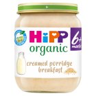 HiPP Organic Creamed Porridge Breakfast Baby Food Jar 6+ Months 