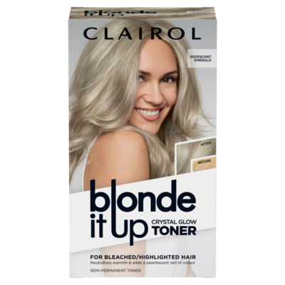 Clairol Blonde It Up Crystal Glow Semi-Permanent Toner Iridescent Emerald