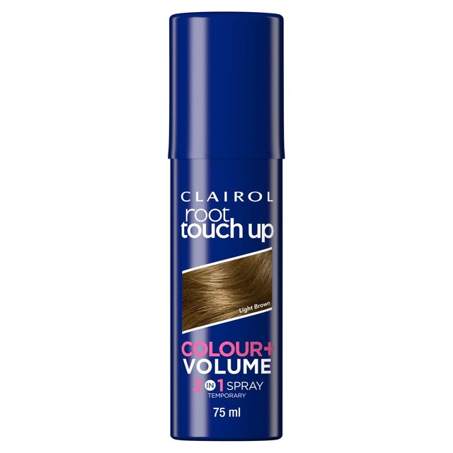 Clairol Root Touch-Up 2 In 1 Spray Light Brown 75ml