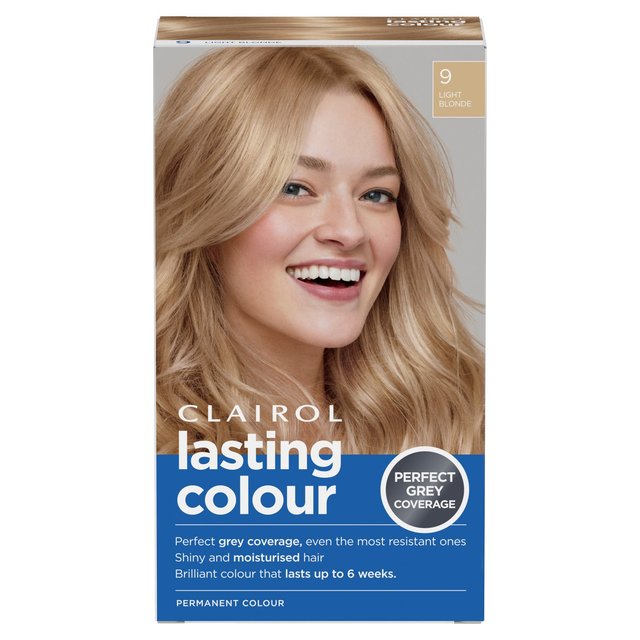 Clairol Lasting Colour Permanent Hair Dye 9 Light Blonde 