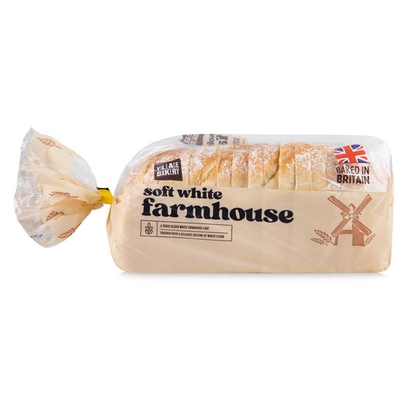 Village Bakery White Farmhouse Soft, Rustic & Lightly Dusted 800g