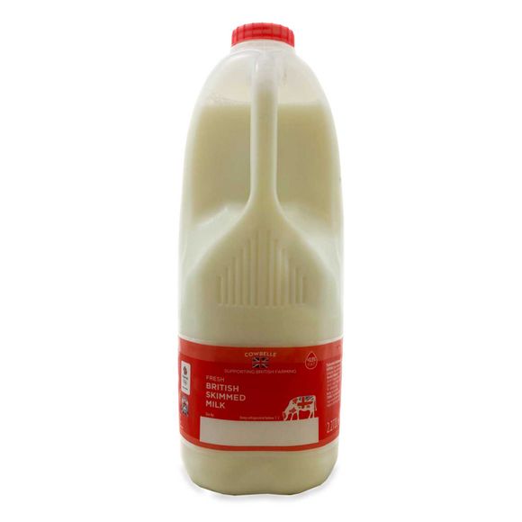 Cowbelle British Skimmed Milk 2 Pints