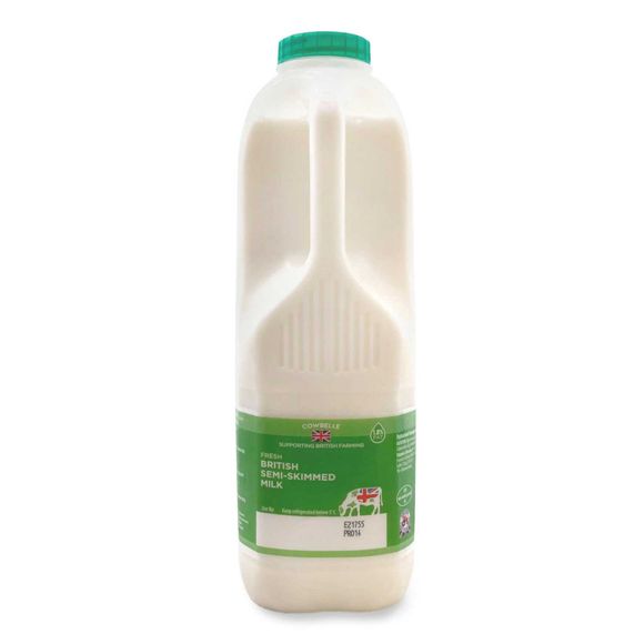 Cowbelle British Semi-skimmed Milk 2 Pints